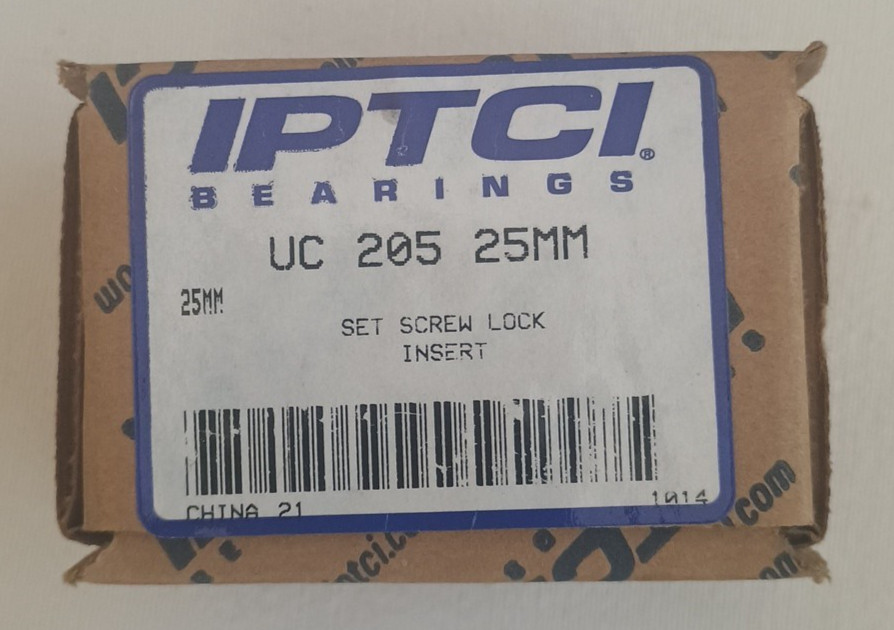 IPTCI UC 205 25MM BEARING INSERT “NEW”
