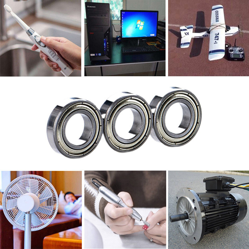 Stainless Steel Miniature Deep Groove Ball Bearing Shielded Bearing Bore 2-55mm
