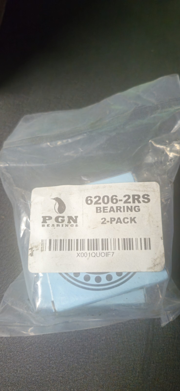 6206- 2RS PGN Bearing 2 Pack