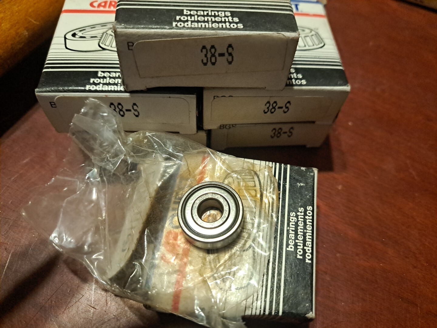 NTN Sealed Roller Ball Bearing 608Z Lot of 6