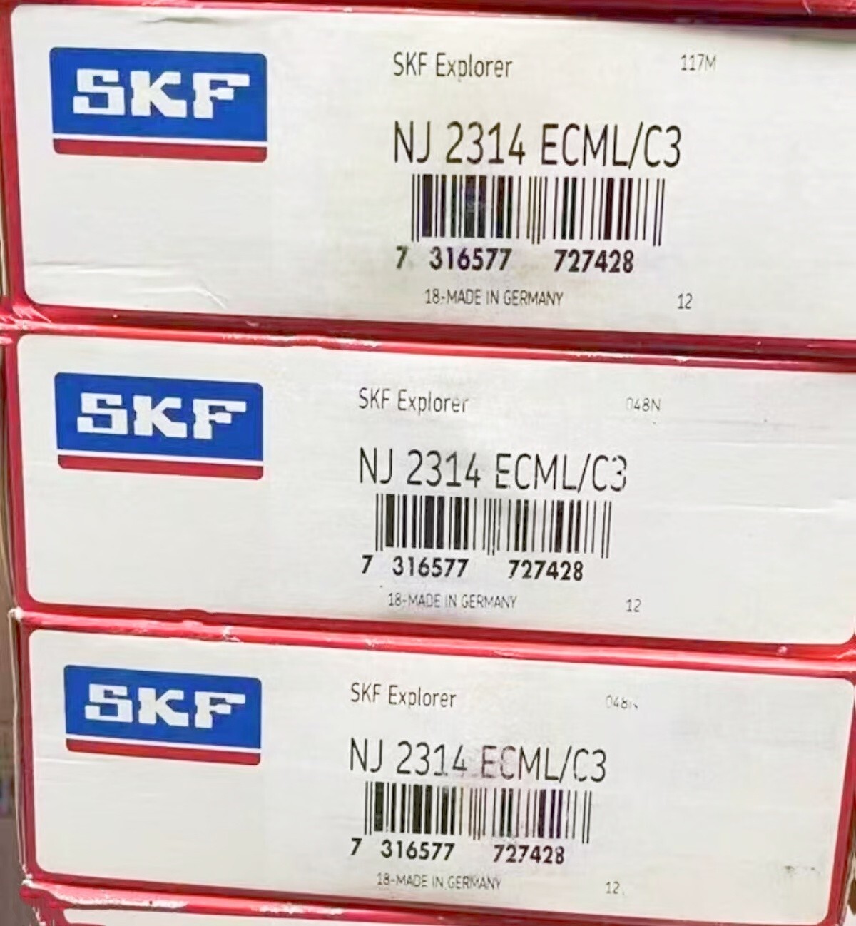1PC SKF NJ 2314 ECML/C3 cylindrical roller bearing