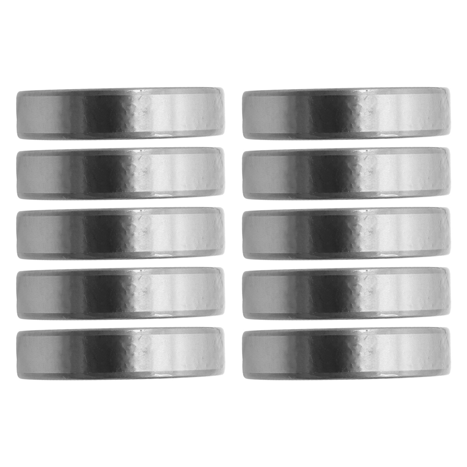 10 Pack 6208-2RS 40mmx80mmx18mm Deep Groove Ball Bearing Rubber Sealed