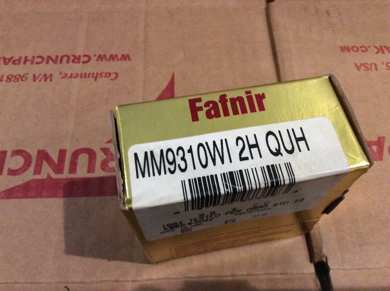 New (1 Pair) Fafnir MM9310WI-2H QUH Precision Bearings MM9310WI2HQUH