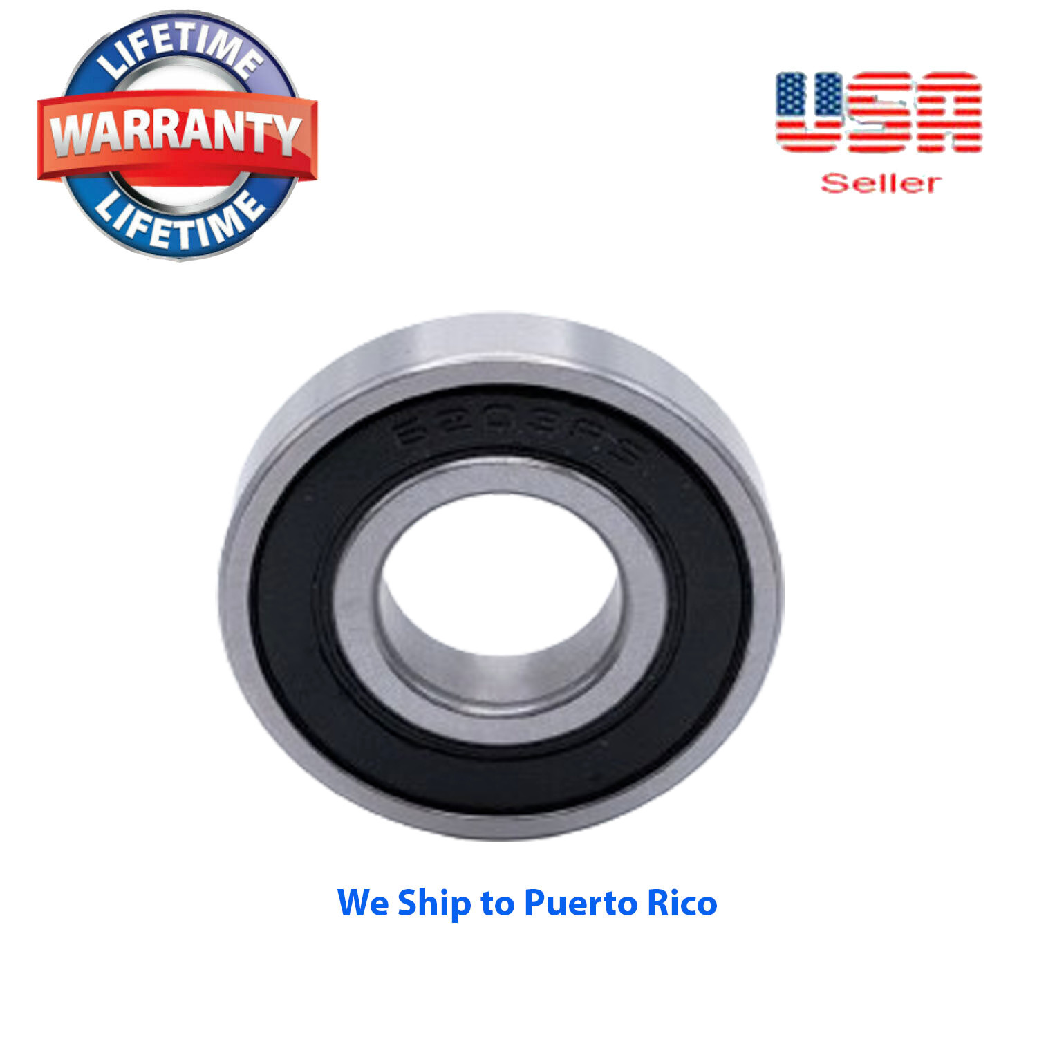 10 PCs 6004-2RS Premium Rubber Seal Ball Bearing C3 EMQ, 20x42x12 6004rs