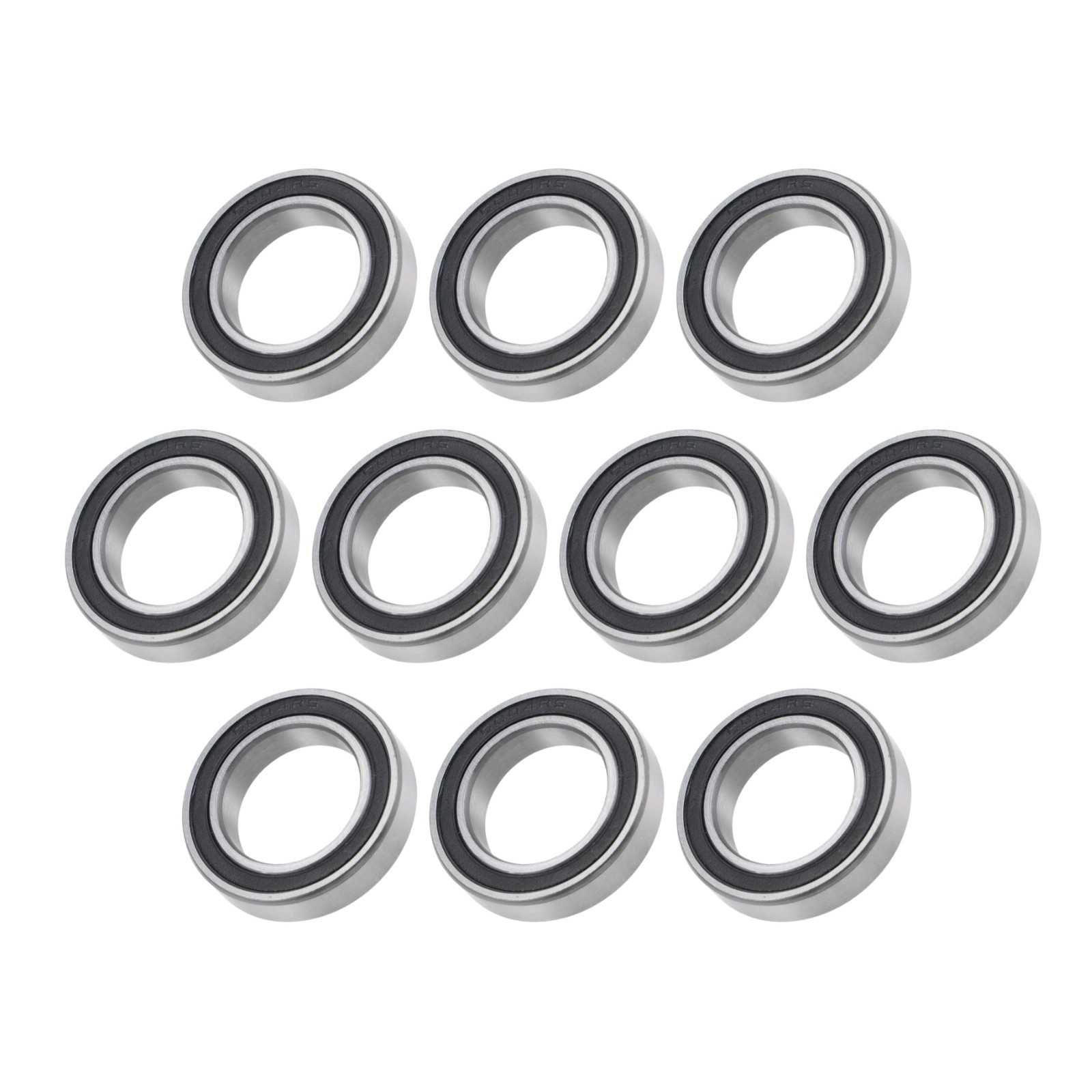 Bearings (6804-2RS, 20mmx32mmx7mm) 10Pcs, Chromium Steel Double Sealed
