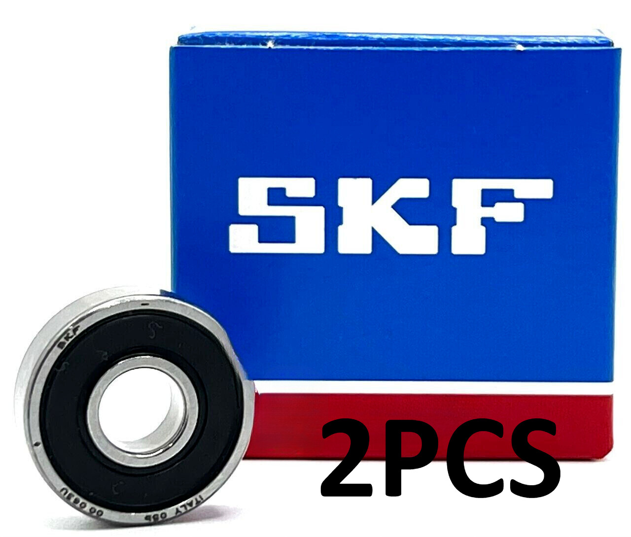 (2Pack) SKF 608 – 2RS1 C3 Deep Groove Ball Bearings 8x22x7 mm NEW