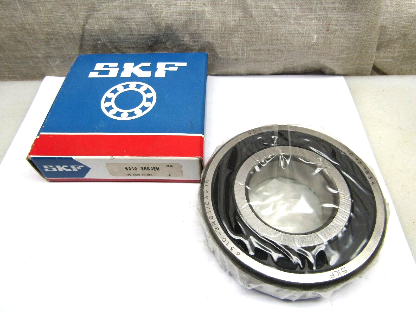 SKF 6310-2RS JEM 50mm X 110mm X 27mm Sealed Bearing Made in USA