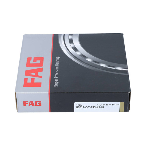 B7017-C-T-P4S-K5-UL FAG 85 x 130 x 22 mm ANGULAR CONT. BALL SINGLE ROW