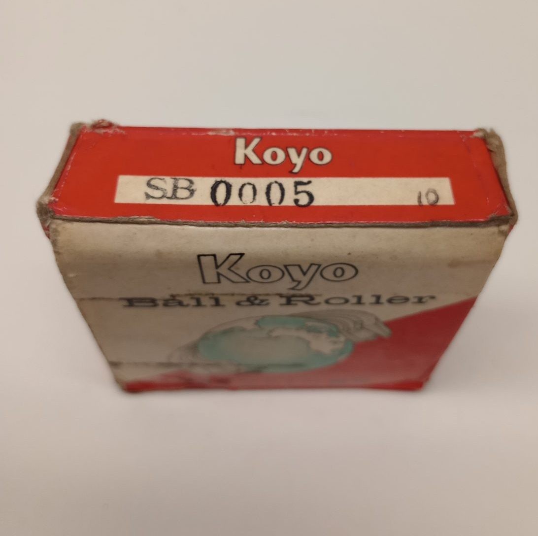 Koyo SB0005 Ball Bearing 1.29 in ID x 2.25 in OD x 0.375/0.59 inch W