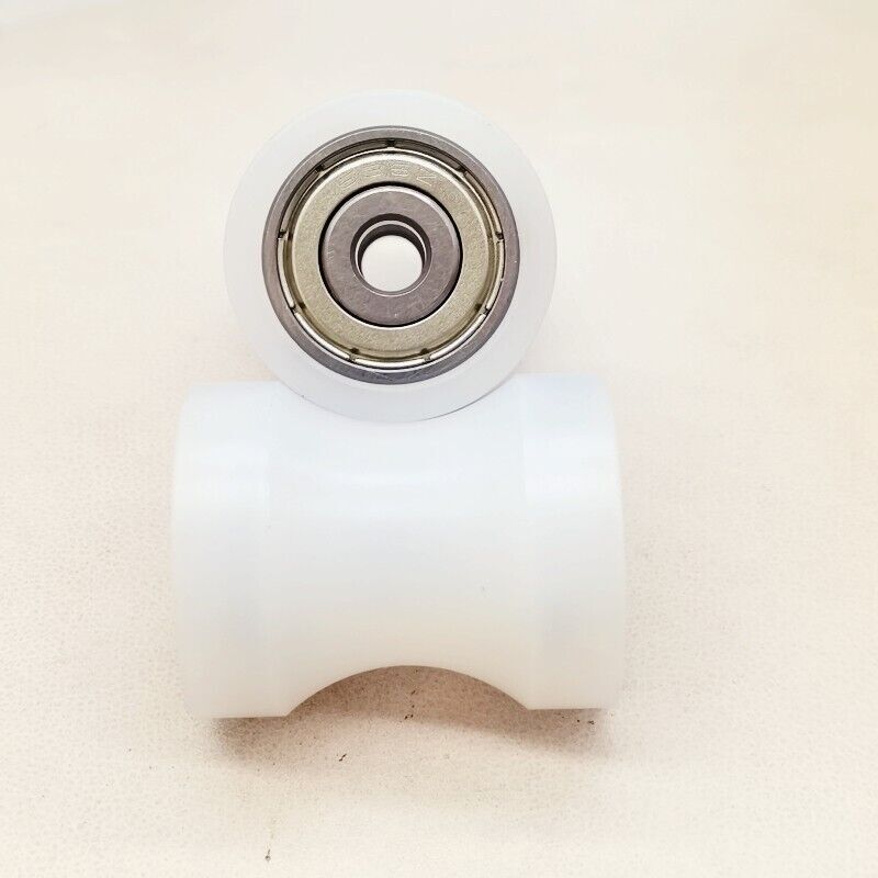 2Pcs U Type Groove Pulley Nylon Roller Bearing 6x29x35mm U Groove Guide Wheel