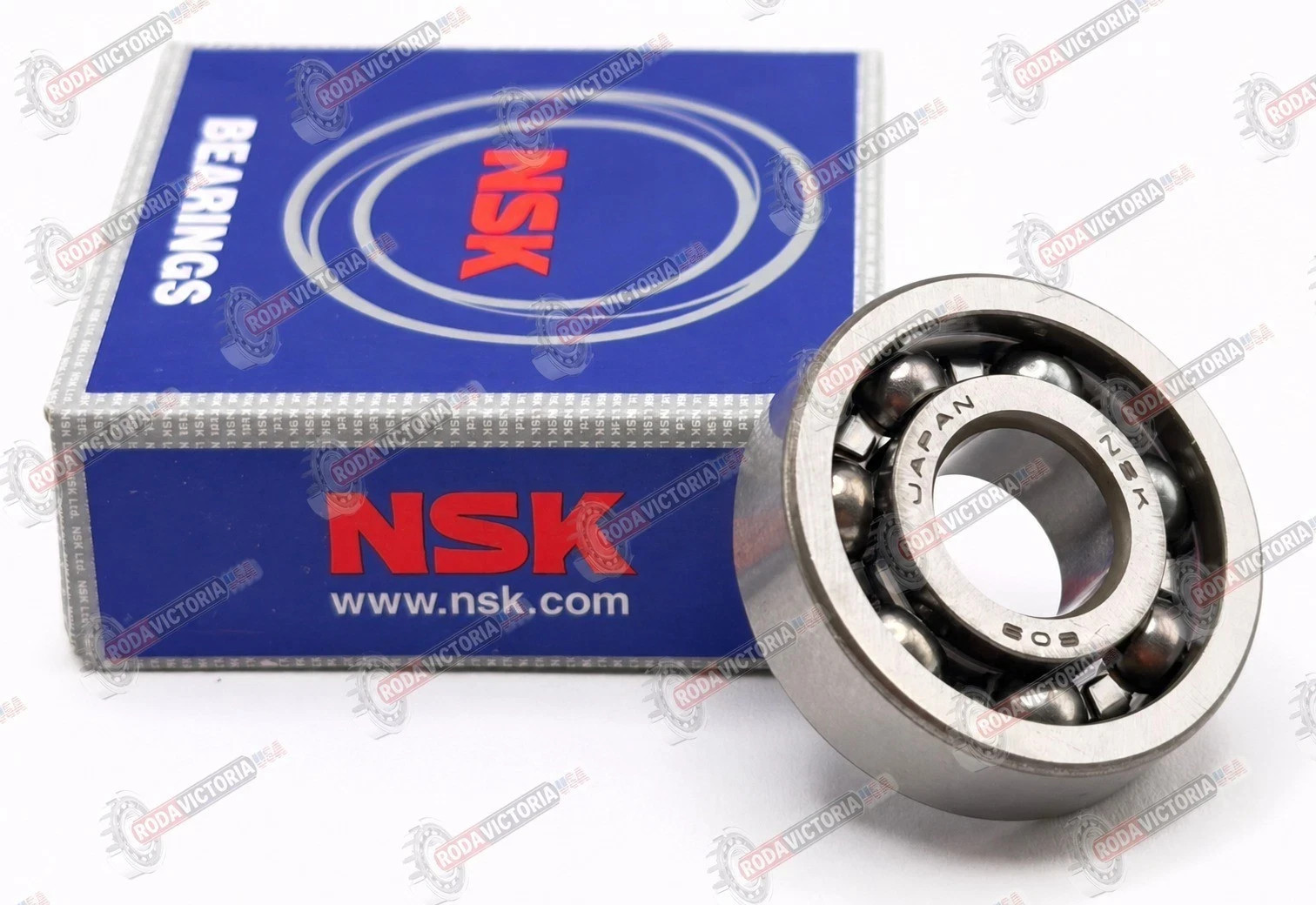 NSK 608 UM C3 Deep Groove Ball Bearing Open type No Seals 8x22x7 mm