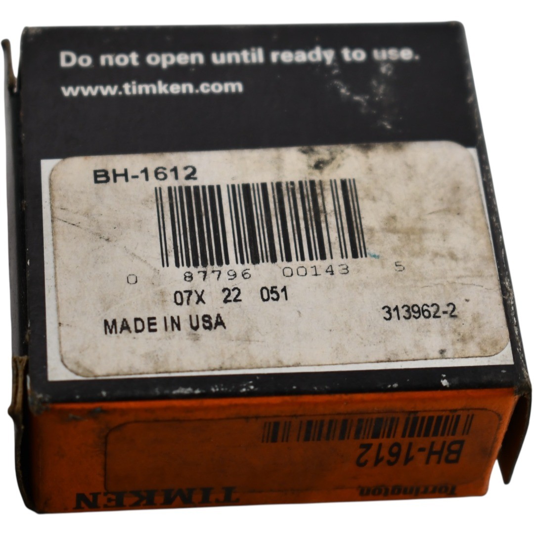 NEW Timken BH-1612 Needle Roller Bearing Drawn Cup Full Complement 1 Inch Bore