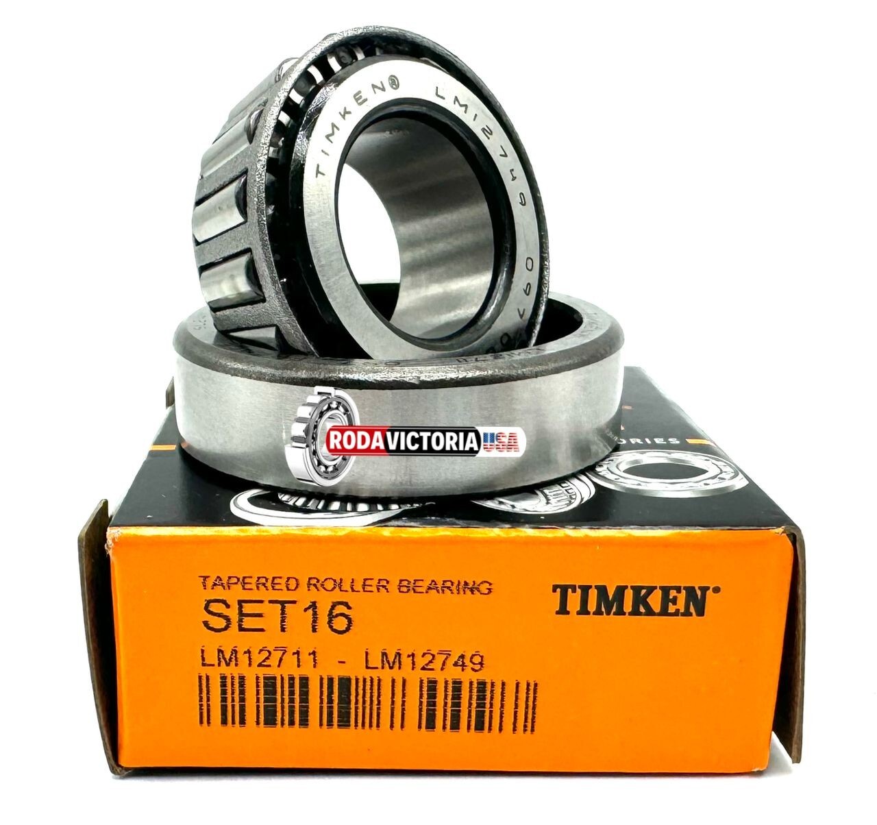 TIMKEN LM12749/LM12711 TAPERED ROLLER BEARING, Set16 Bore 13/16”