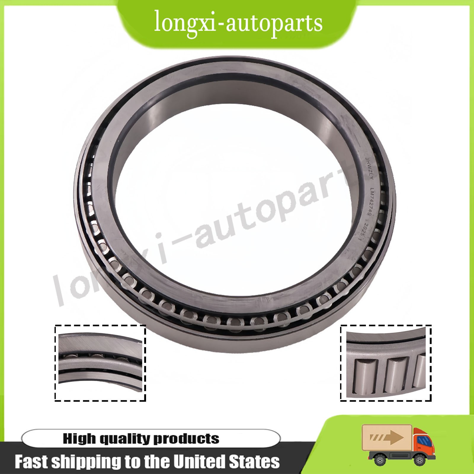 New Tapered Roller Bearing Set Cup and Cone LM742749 LM742710 1PC Replacement PC