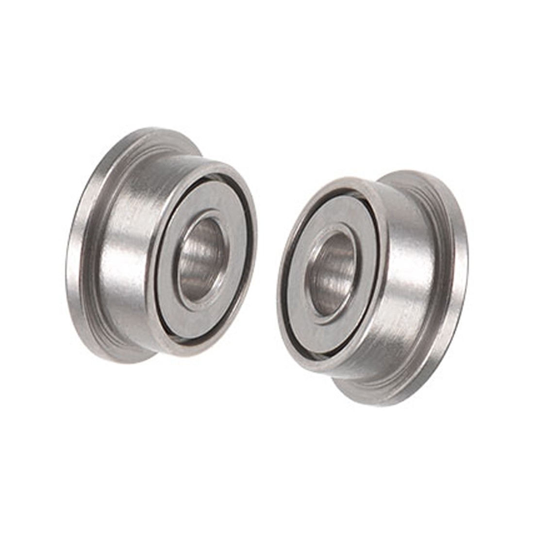 F682ZZ Flange Ball Bearing 2x5x2.3mm for Equipment Shielded Chrome 20Pcs