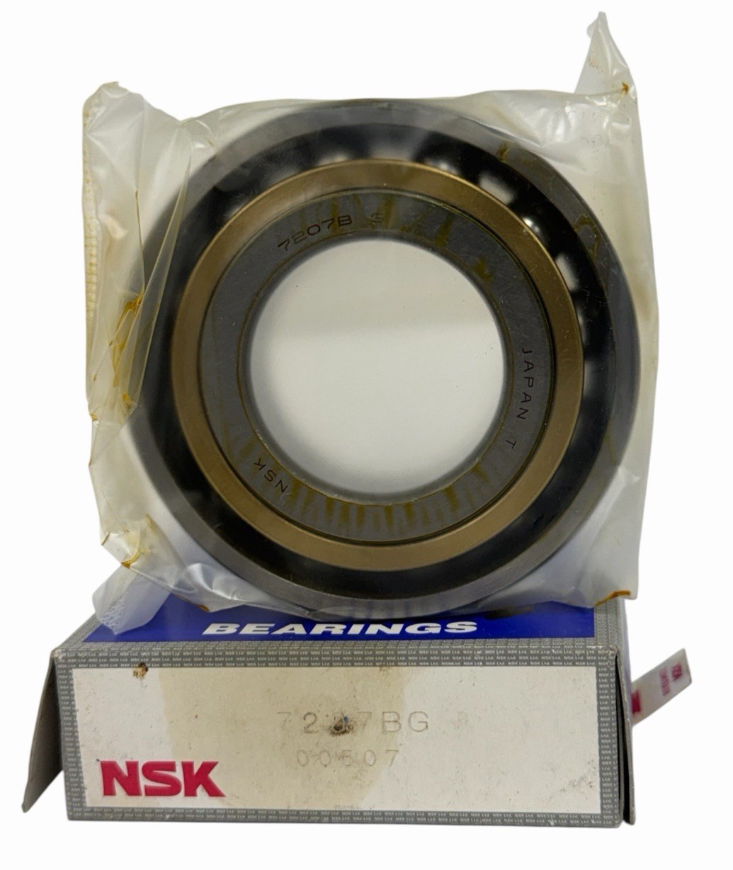 NIB NSK 7207BG ANGULAR CONTACT BALL BEARING 7207 BG