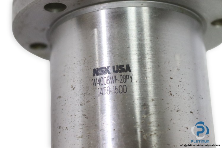 NSK W4008WF-28PY-14F8-1500 FLANGE NUT BALL SCREW_40 x 8 R_Right-Hand Thread
