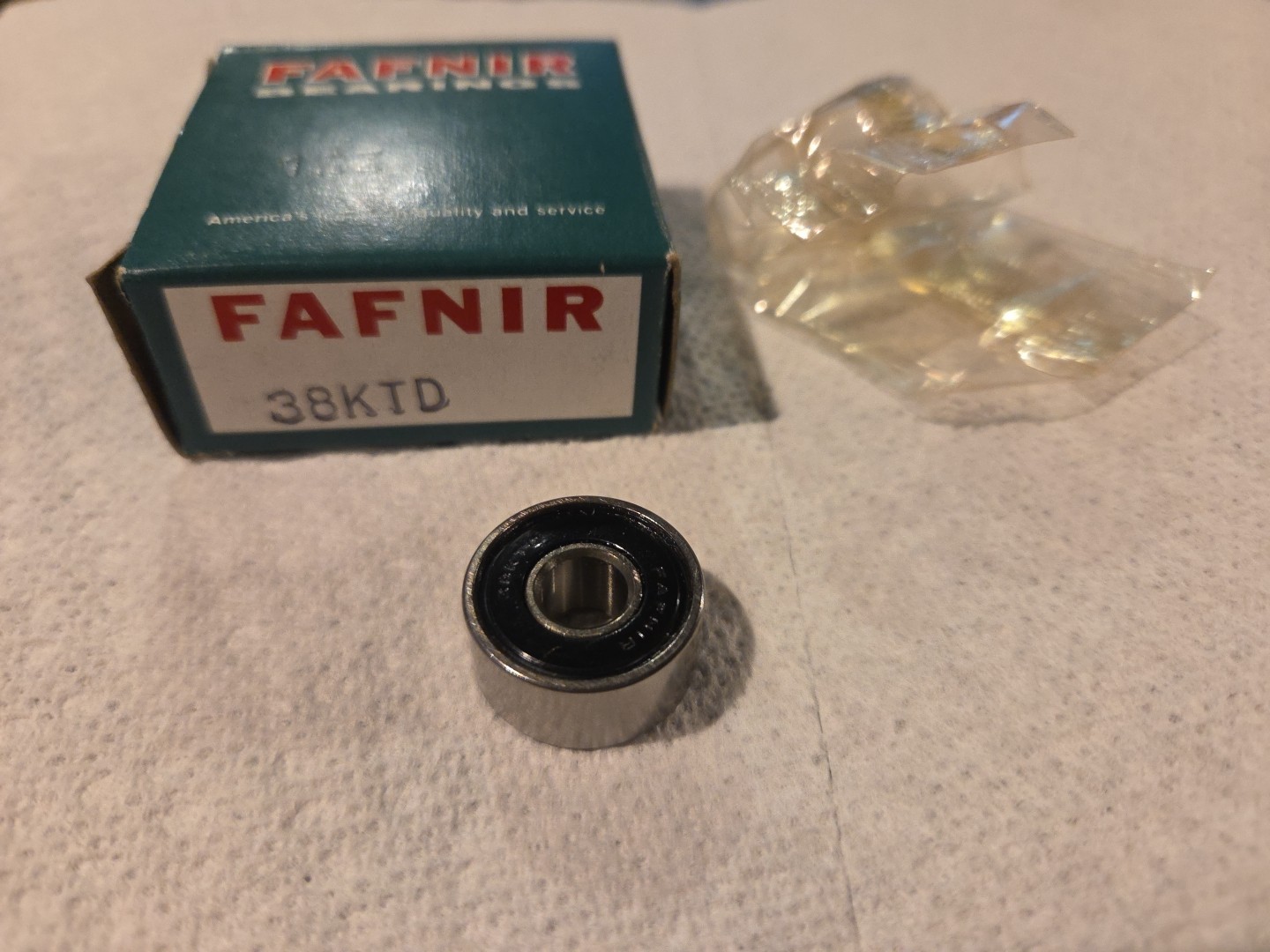 38KTD Fafnir New Single Row Ball Bearing