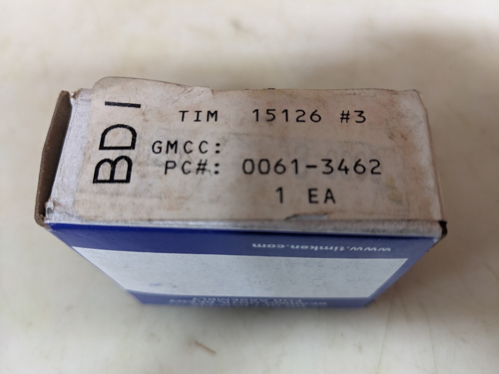 Timken 15126-30000 Class 3 high precision bearing cone, made in USA.