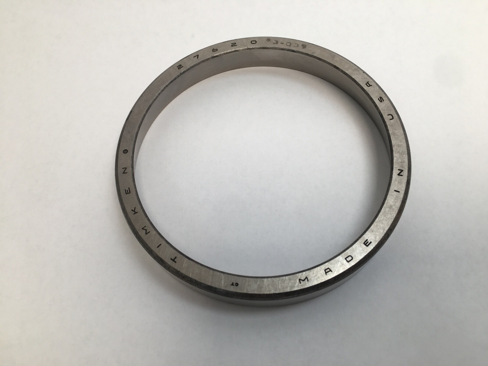 Timken 27620 Taper Roller Bearing Cup/Race 4-15/16″ OD 25/32″ W USA