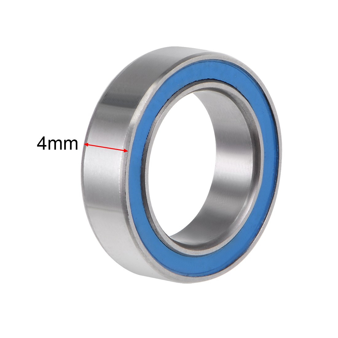 6700-2RS Ball Bearing 10x15x4mm Double Sealed ABEC-3 Bearings, 2pcs