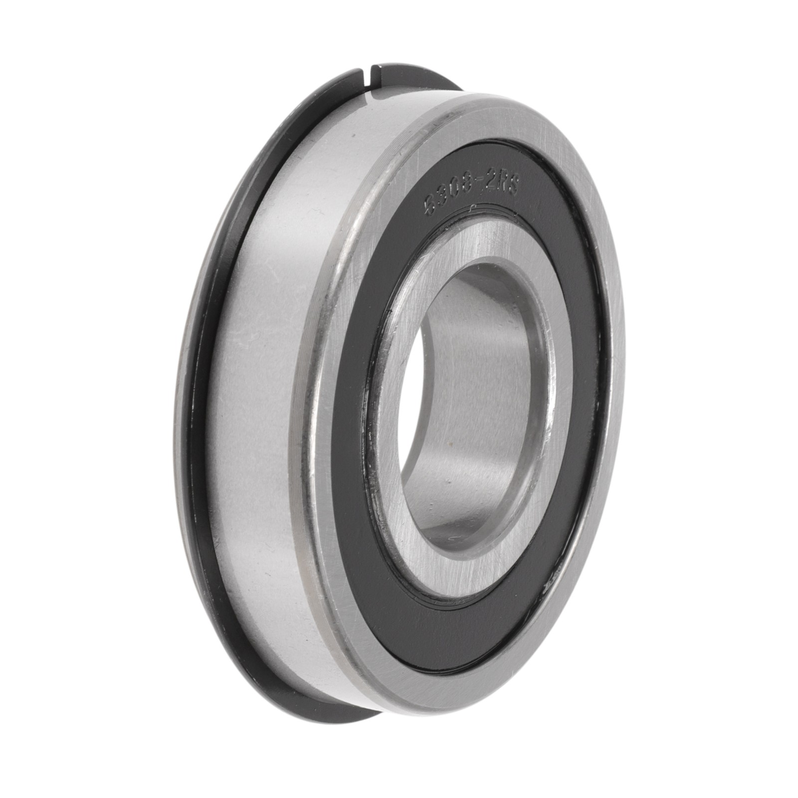 6308NR2RS Bearing 40x90x23mm P6 2 Seals 1pc for Car/Scooter Black