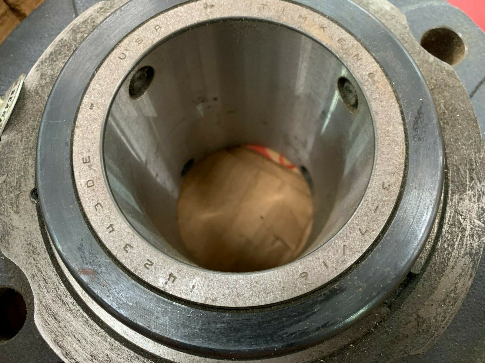 NEW IN BOX MOLINE 4-BOLT TYPE-E PILOTED FLANGE BEARING 3-7/16″ BORE 113-01-307