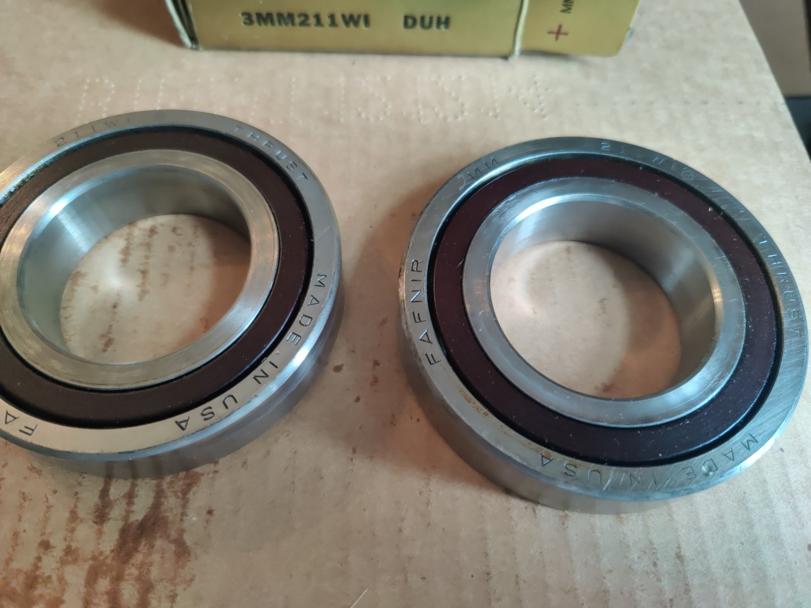Fafnir 3MM211WIDUH Angular Bearing 55x100x21 mm Un Used Open Package