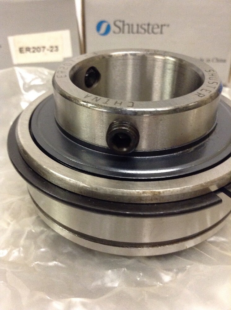 Shuster,ER207-23,Precision Bearings LOT OF 3