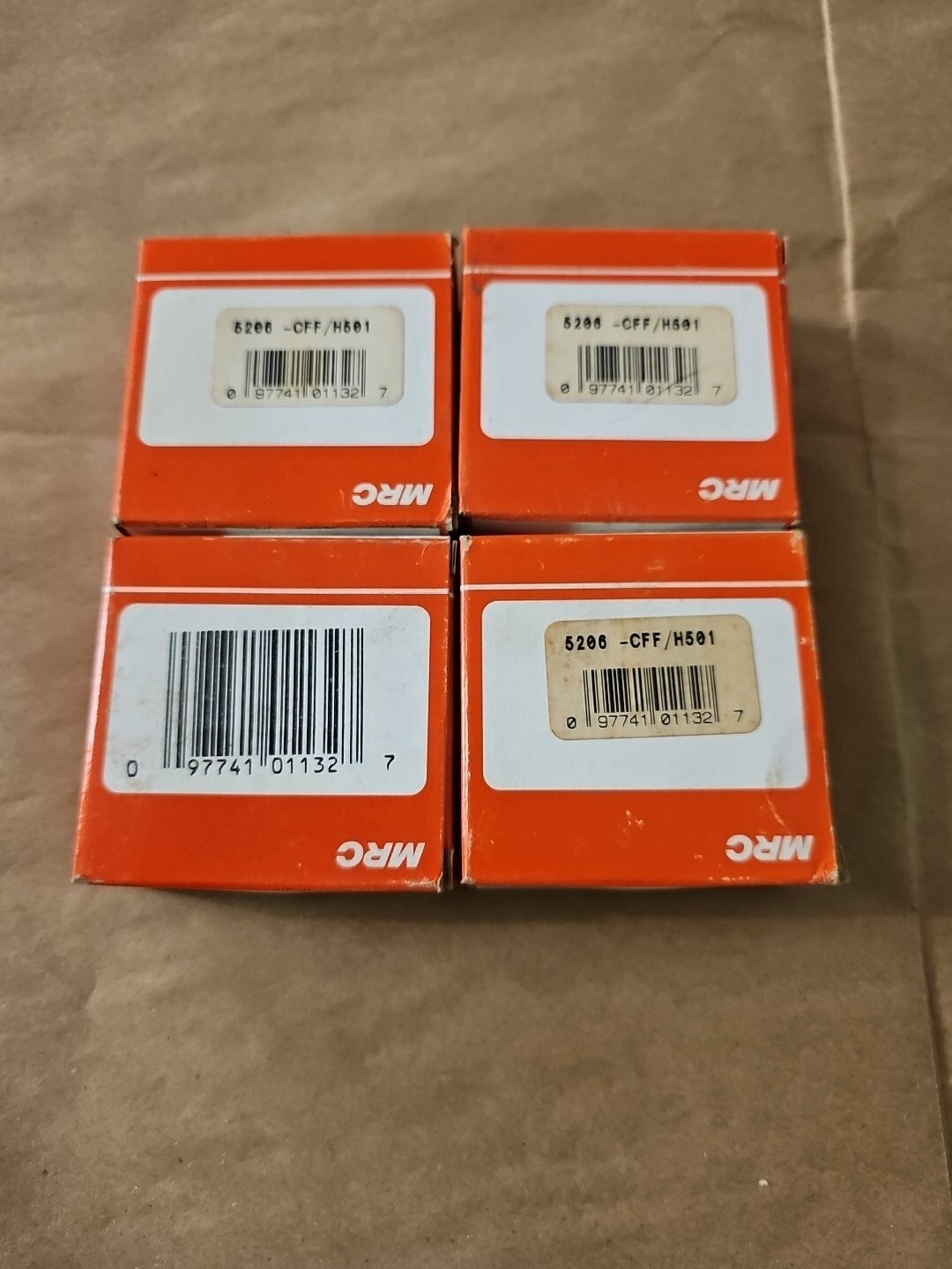 Lot Of 4 MRC 5206CFF-H501 Bearings