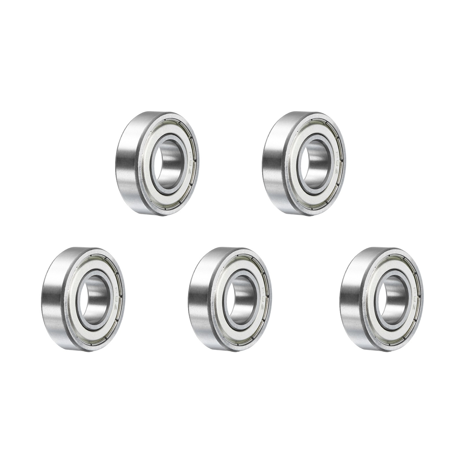 5Pcs R8ZZ Deep Groove Ball Bearings 1/2″x1-1/8″x5/16″ Double Metal Shielded Z3
