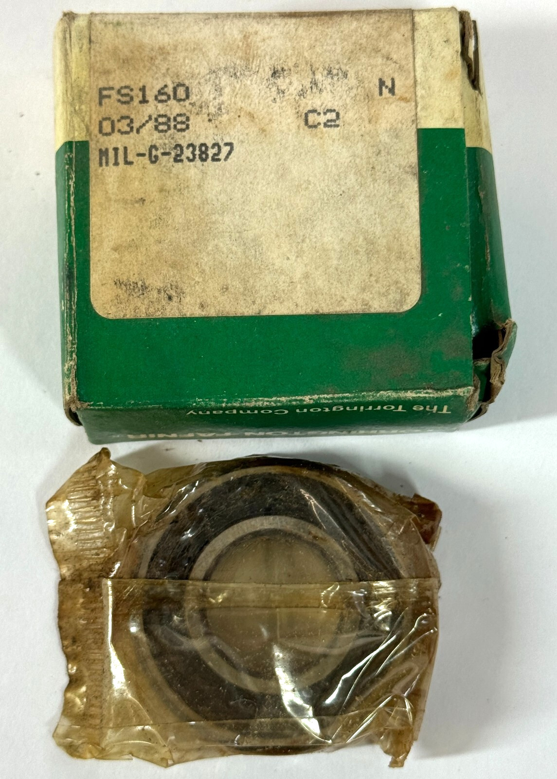 1988 Fafnir Model FS160 Single Row Radial Bearing NOS New Old Stock