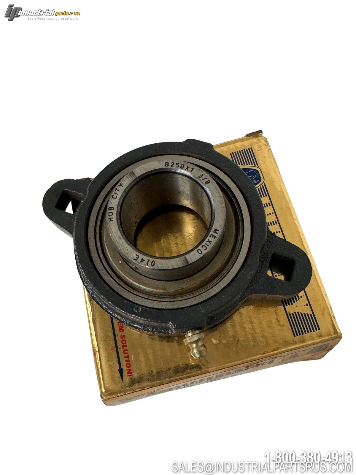 Hub City B250X1 3/8 Ball Bearing Insert 3/8″ Bore Standard Duty w/ FB160X1-3