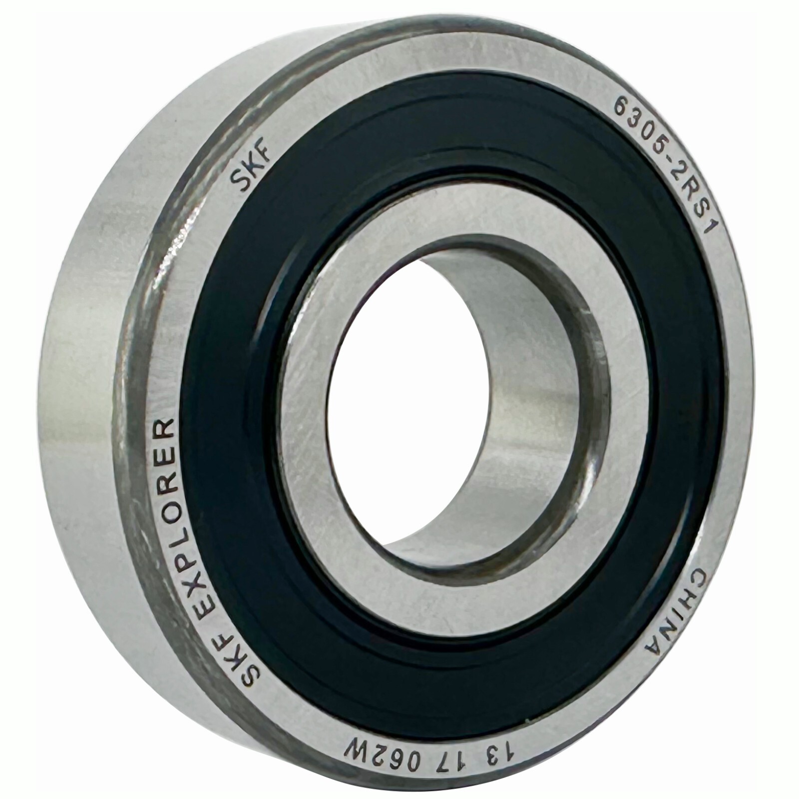 (Qty.10) SKF 6305-2RS1 25X62X17MM Double Rubber Seal Ball Bearings 6305RS