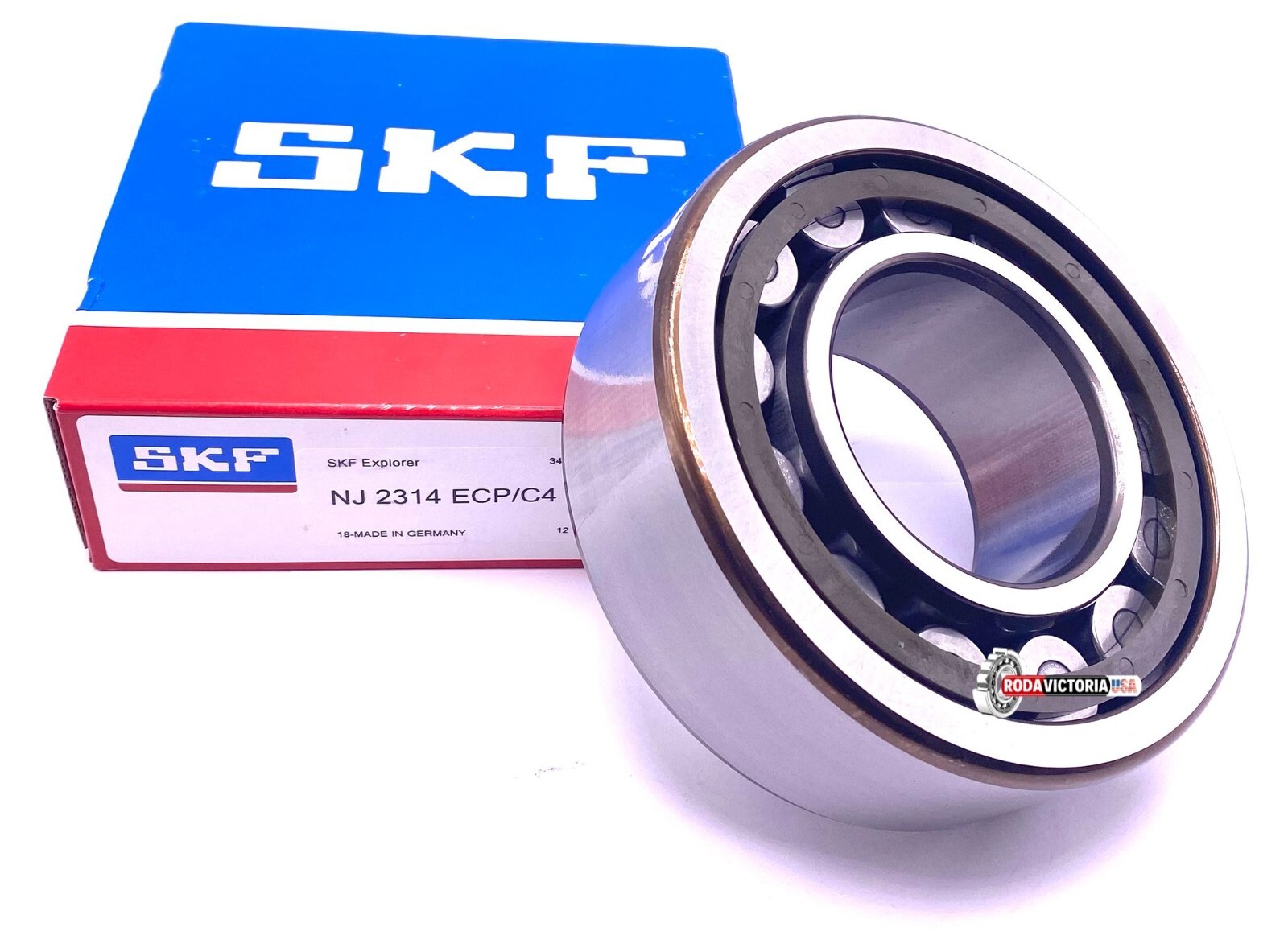 SKF Germany NJ 2314 ECP C4 Cylindrical Roller Bearing 70x150x51 mm
