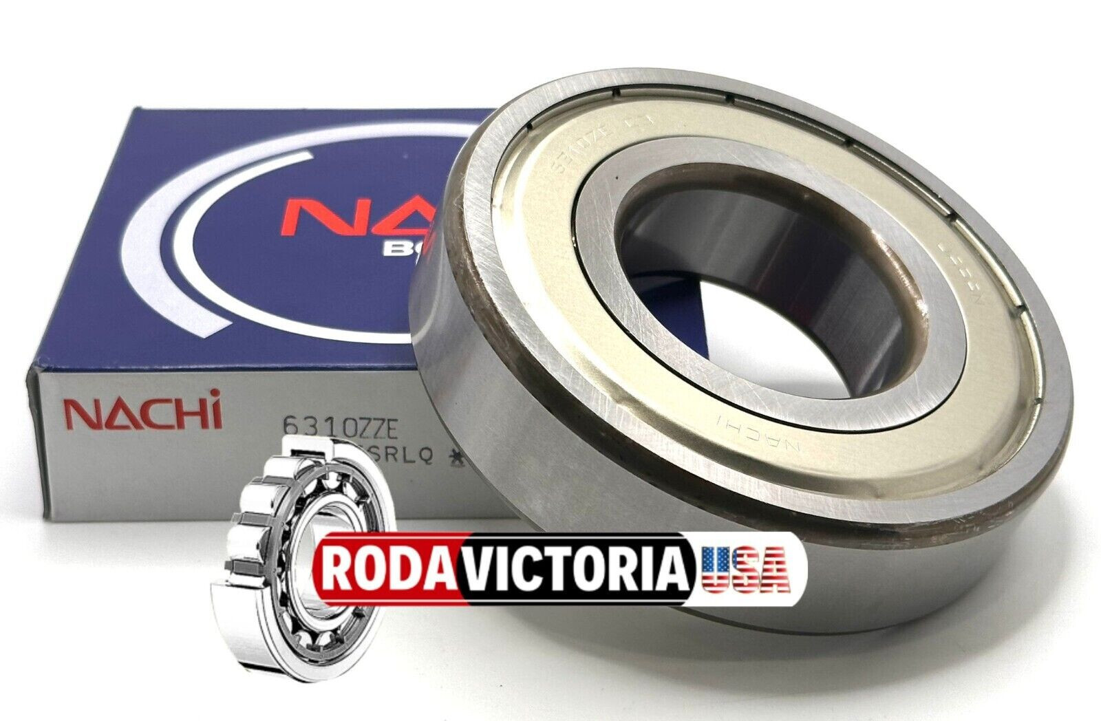 NACHI 6310 ZZ C3 DEEP GROOVE BALL BEARING, METAL SHIELDED 50x110x27mm