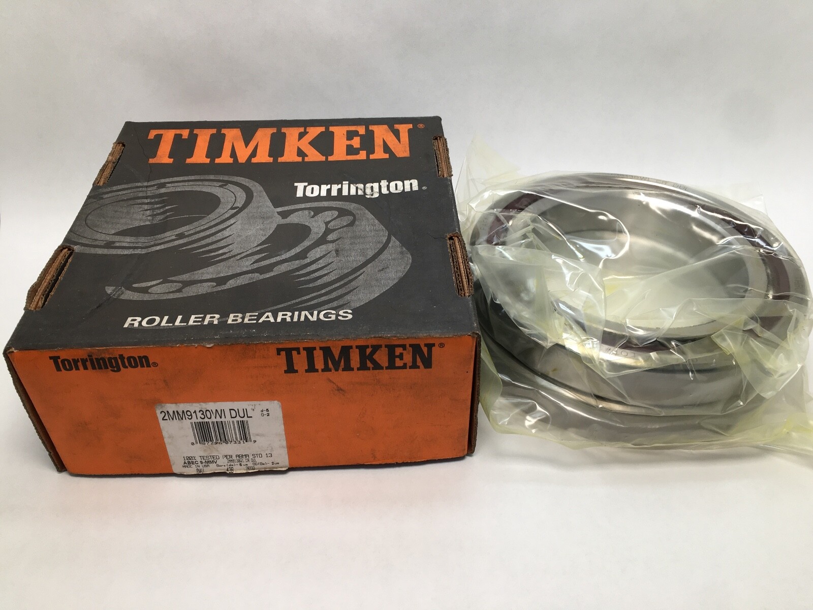 Timken 2MM9130WI-DUL Bearing 150x225x35mm 7030 2MM9130-WI-CR-DUL Fafnir USA 2Pcs