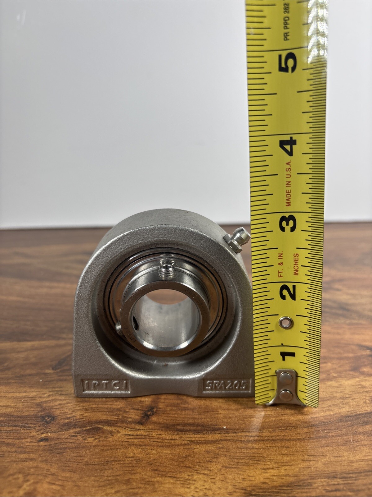 IPTCI SUC205-16G Tapped Base Bearing 1” Bore Housing SPA205 Stainless Steel