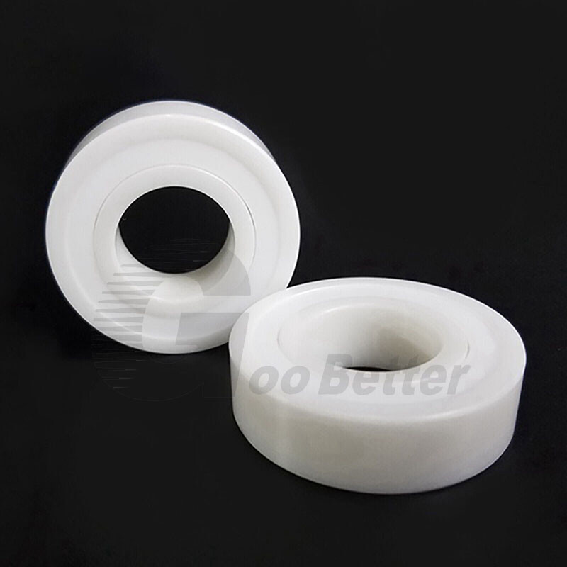 2RS Double-Sided Sealed Full Ceramic Bearings ZrO2 Zirconium Oxide ID 10mm-40mm