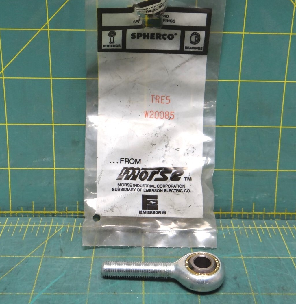 Spherco TRE-5 W20085 Precision Grade Non-Lubricatable Rod End Bearing