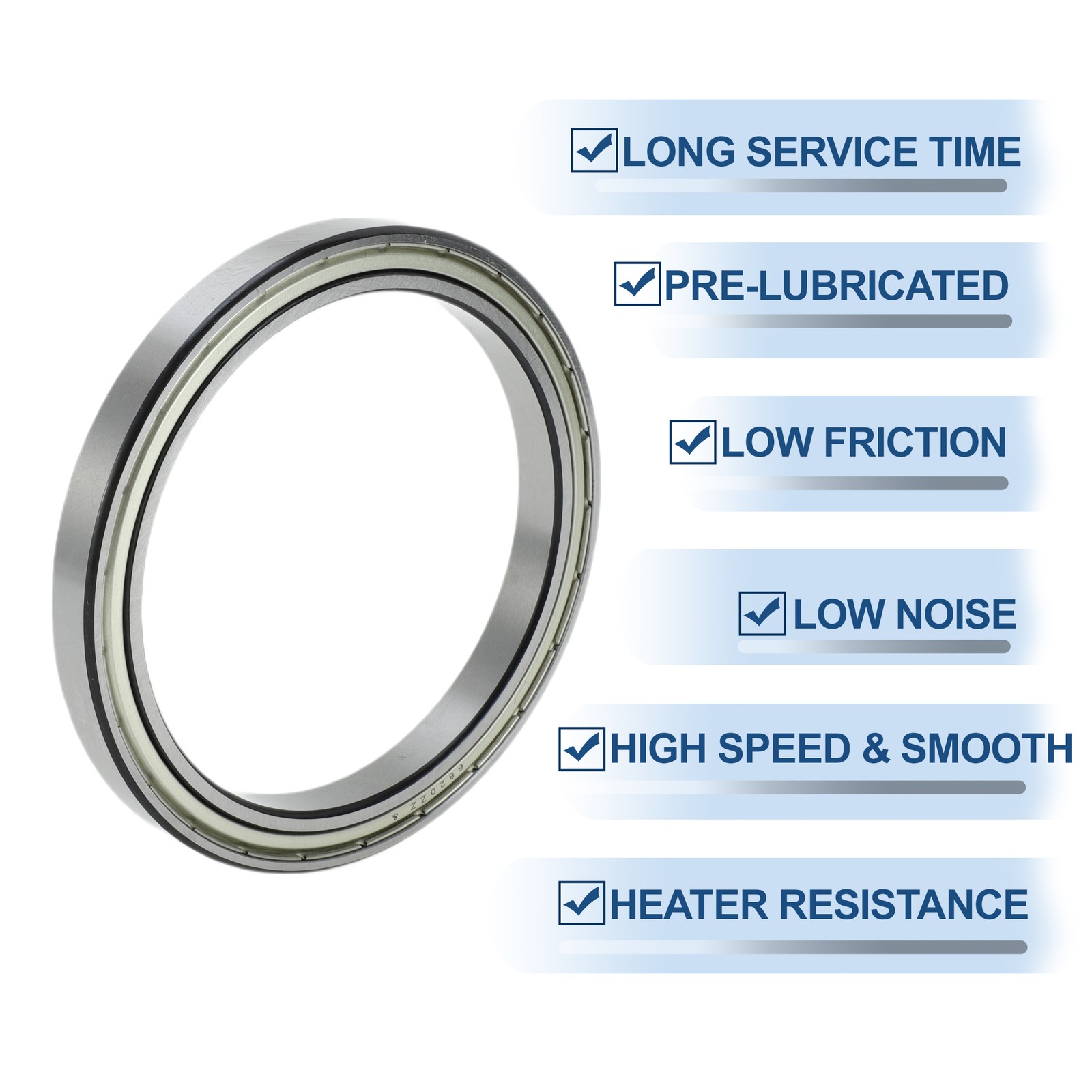 6820ZZ Deep Groove Ball Bearings 100x125x13mm 1 Pc Scooter Skateboard Wheel