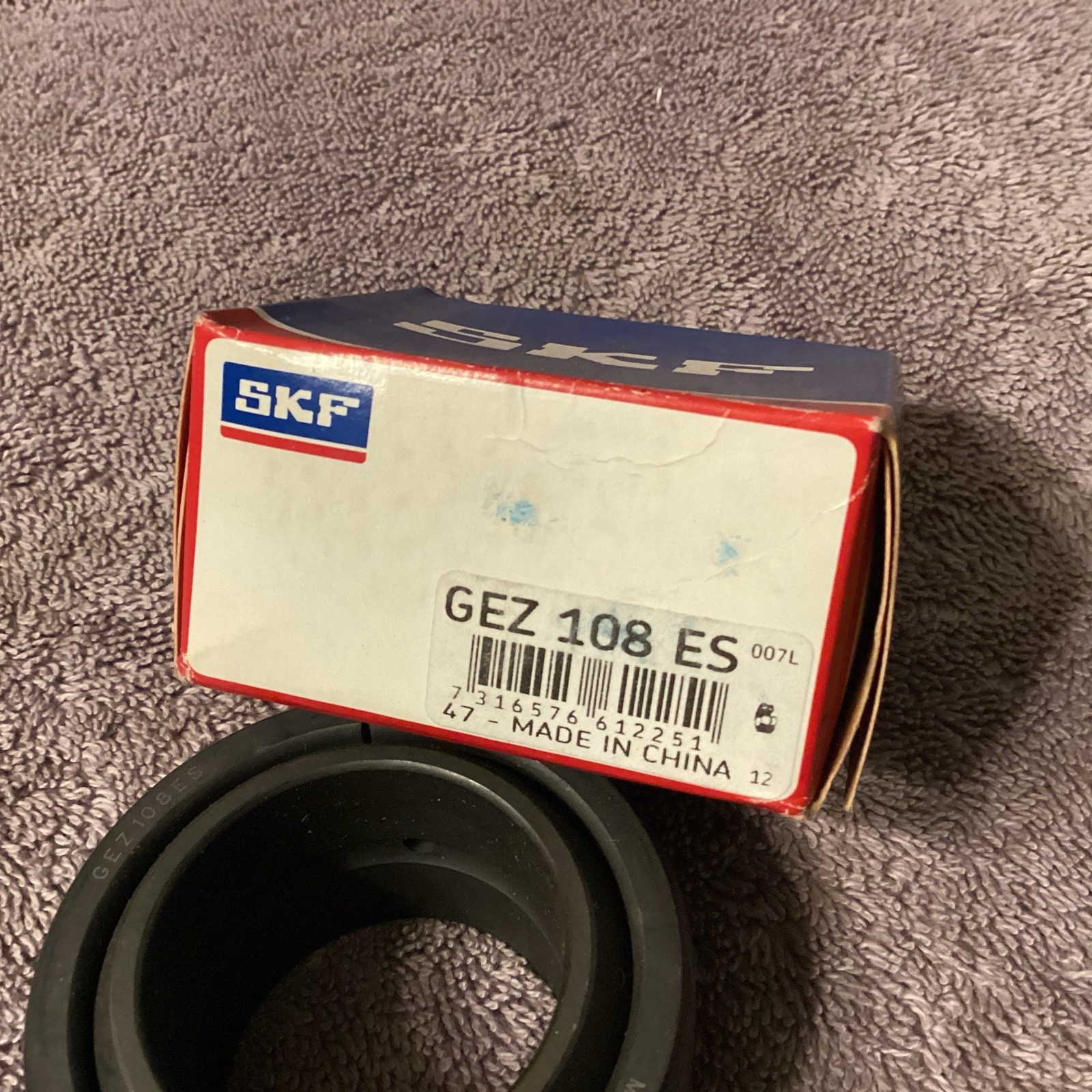 SKF—GEZ 108 ES….SPHERICAL PLAIN BEARING…NEW