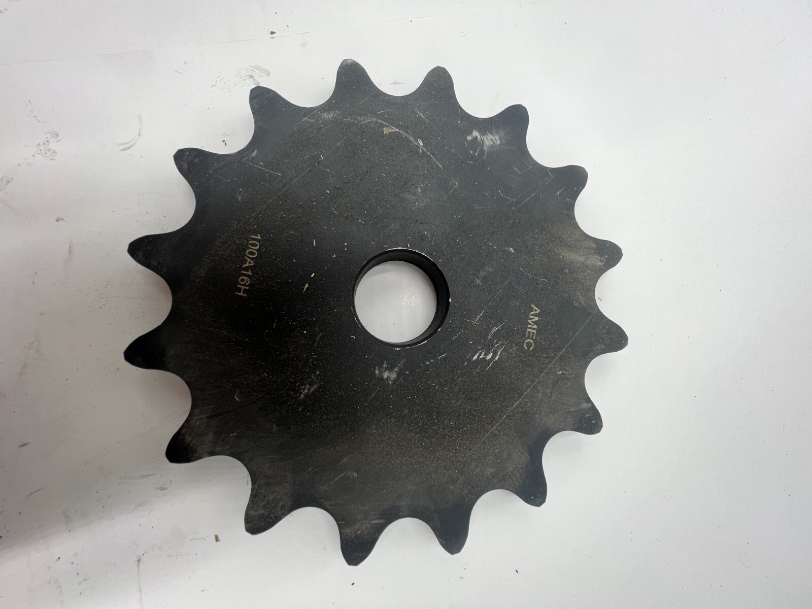 AMEC Genuine OEM Sprocket ROLLER 100A16H 1.2″ Bore Size 16 Teeth Black