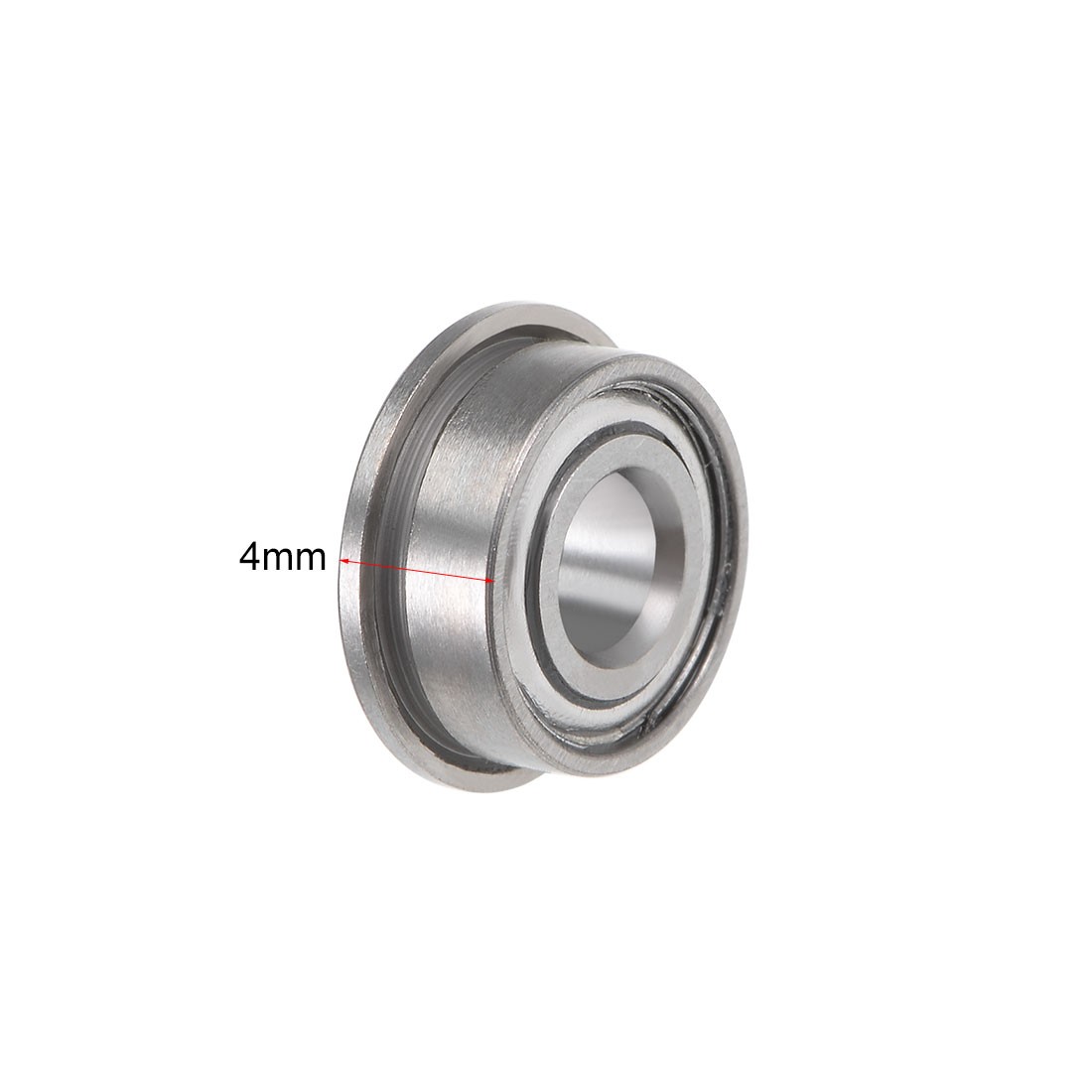 10pcs MF104ZZ Flanged Bearing 4mmx10mmx4mm Double Shielded Deep Groove Bearing