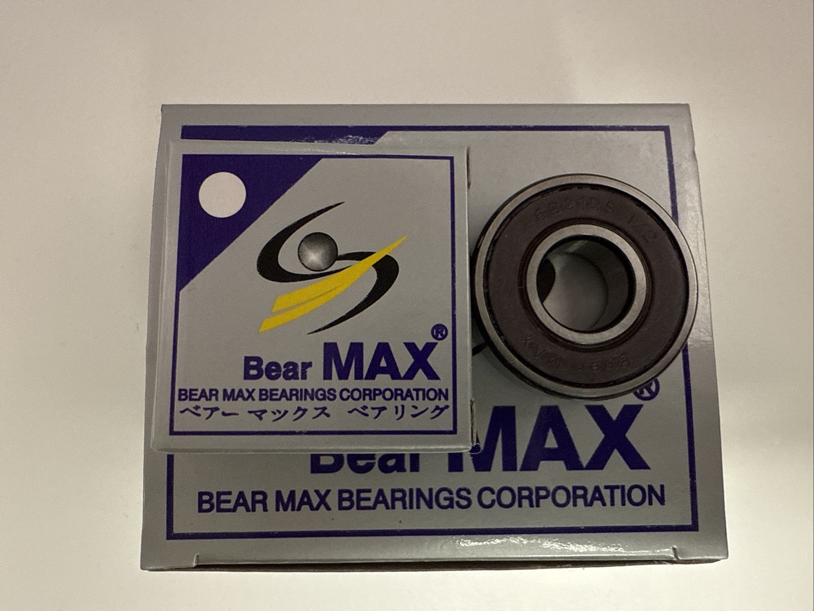 10 pcs BearMAX 6201-2RS 1/2 EMQ 1/2x32x10mm Rubber Seal DG Ball Bearings 62012RS