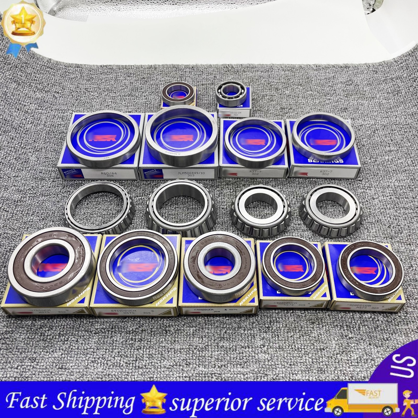 HF35 Transmission Set Of Bearings Fits For C-max Fusion Lincoln Hybrid