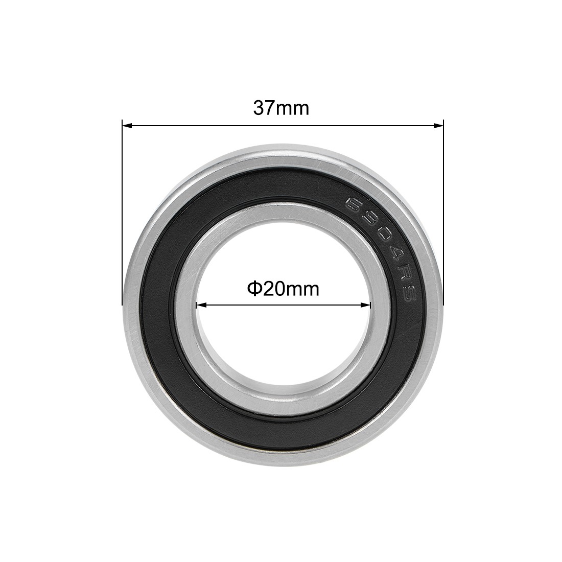 4pcs 6904-2RS Deep Groove Ball Bearings Z2 20x37x9mm Double Sealed Carbon Steel