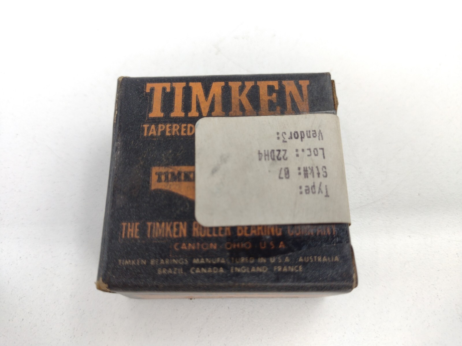 Timken 09070 Tapered Roller Bearing Cone 0.6950 inch Bore
