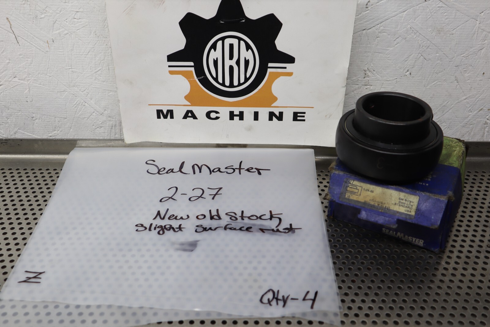 SEALMASTER 2-27 Ball Bearing Insert 2-7/16″ New Old Stock See All Pictures