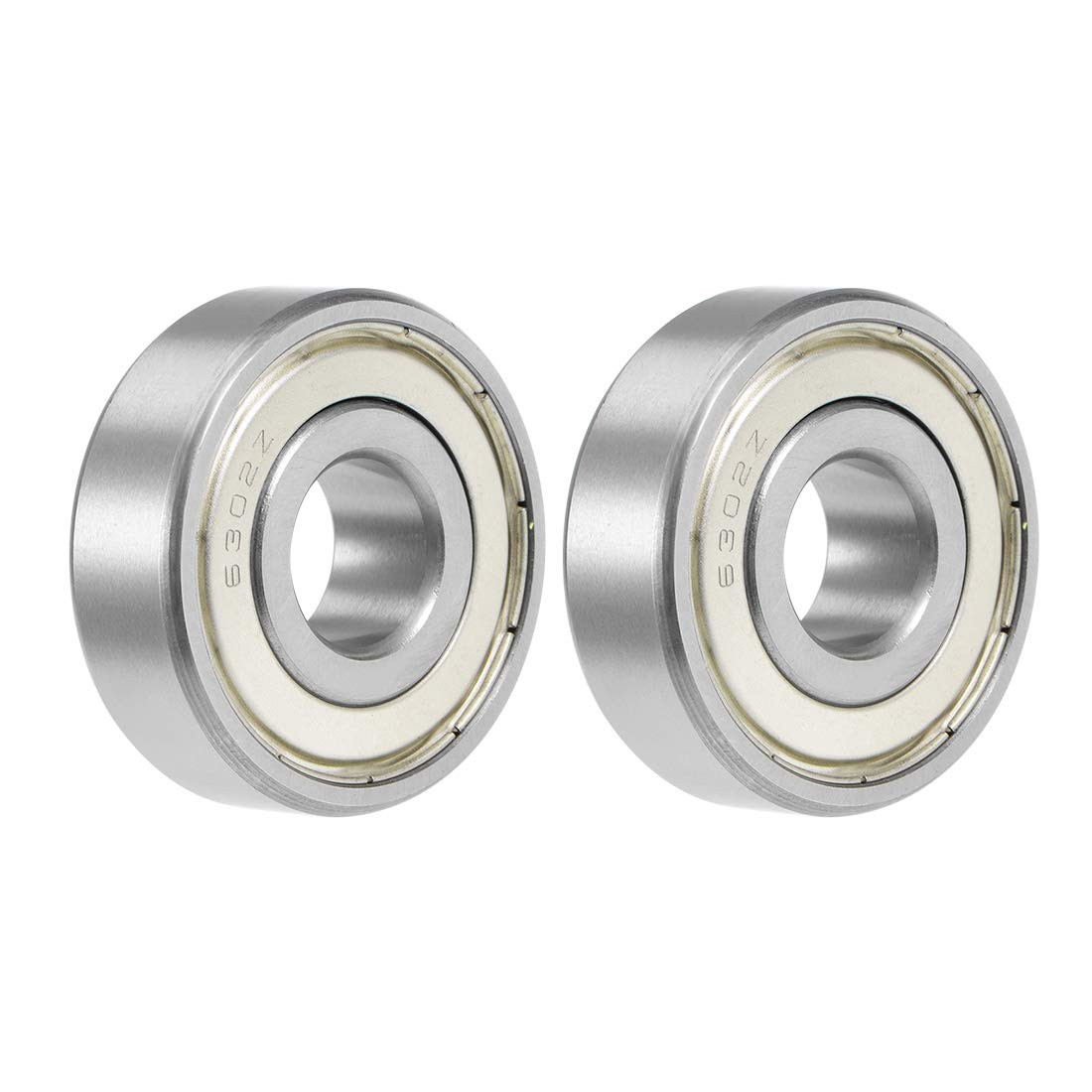6302ZZ Deep Groove Ball Bearing 15X42X13Mm Double Shielded Chrome Steel Bearings